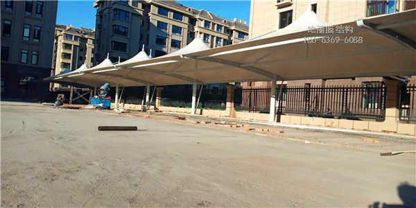 江蘇省蘇中建設集團膜結構車棚